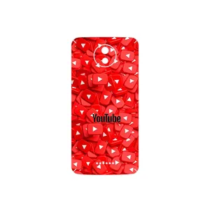 MAHOOT Youtube Cover Sticker for Motorola Moto C Plus