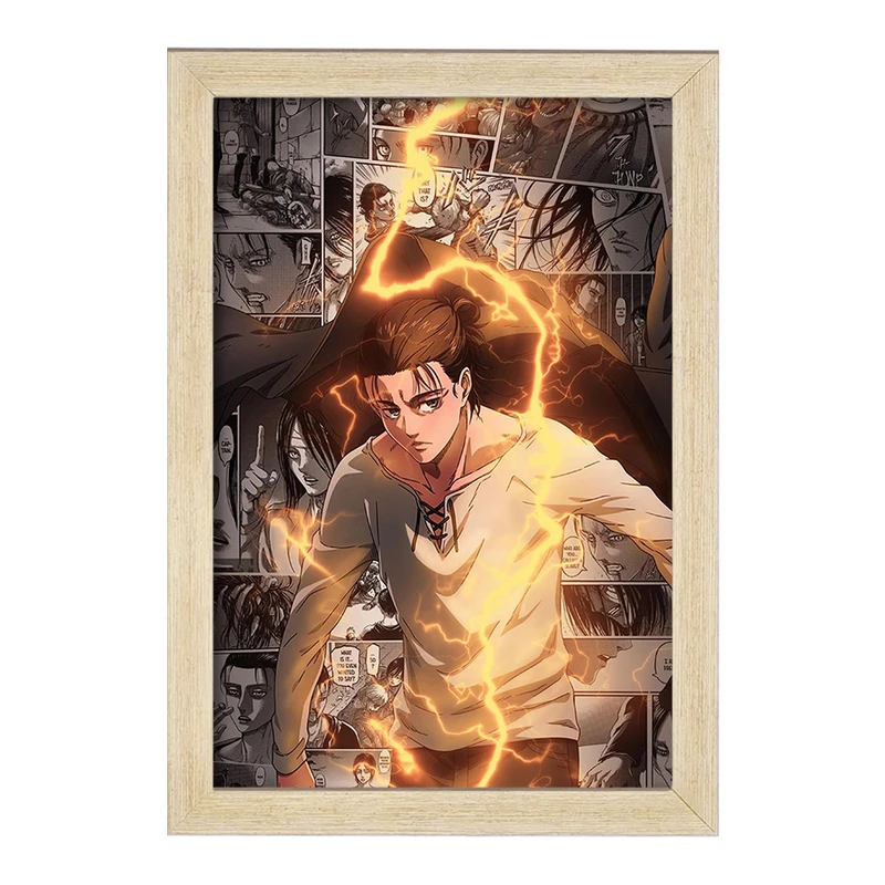 تابلو خندالو مدل ارن یگر انیمه اتک آن تایتان Attack on Titan  کد 10999