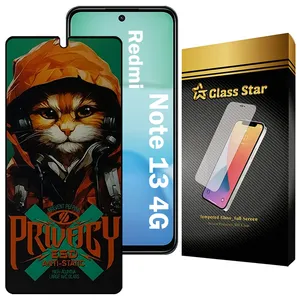 Glass Star CATPRVS Privacy Screen Protector For Xiaomi Redmi Note 13 4G