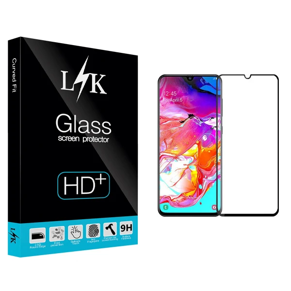محافظ صفحه نمایش ال کی مدل +LITE مناسب برای گوشی موبایل سامسونگ Galaxy A70