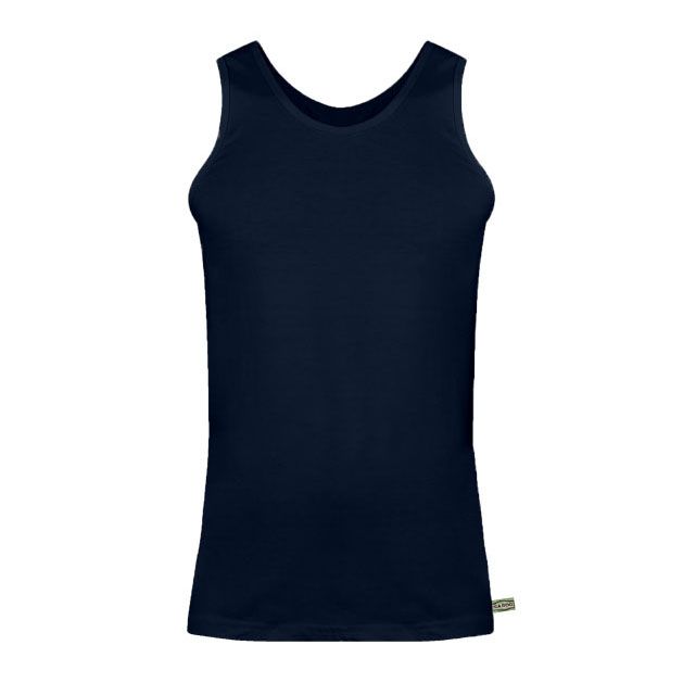 زیرپوش رکابی مردانه سابد مدل نخی رنگ سرمه ای -  - 1