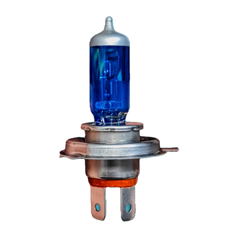 لامپ نور پایین و نور بالا چراغ جلو تک حالته بست یدک مدل یخی پایه H4 