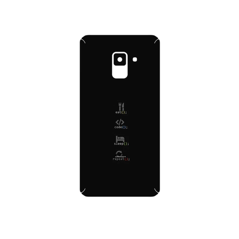 برچسب پوششی ماهوت مدل Programming 2 مناسب برای گوشی موبایل سامسونگ Galaxy A8 2018
