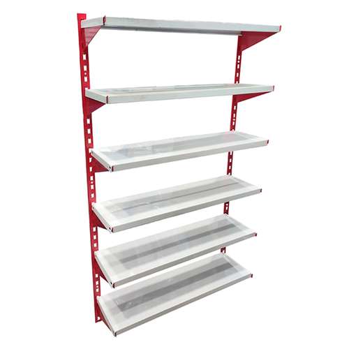 قفسه اداری مدل سوپرمارکتی طرح 6 طبقه کد NS6025P200M