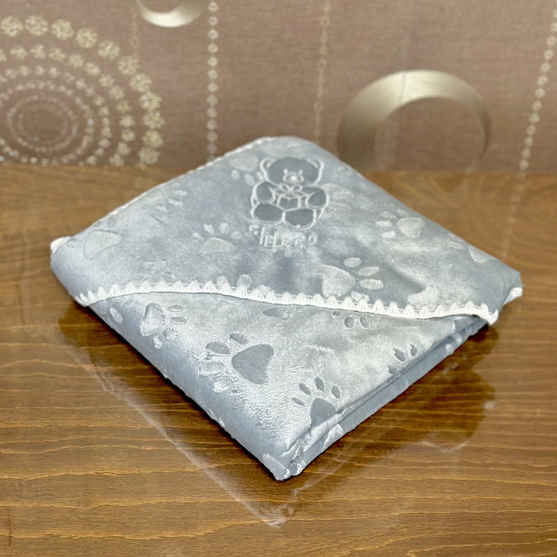 پتوی نوزاد مدل Bear-2 کد TL-2024 سایز 80×80 سانتی متر