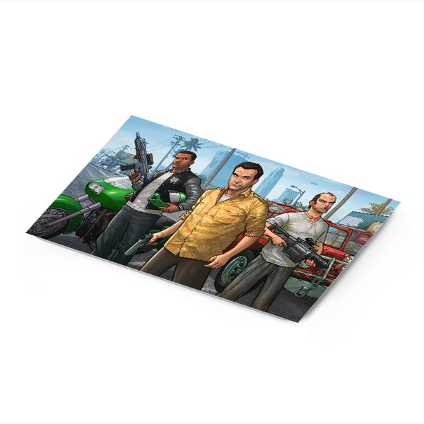 ماوس پد مخصوص بازی مدل  gta v