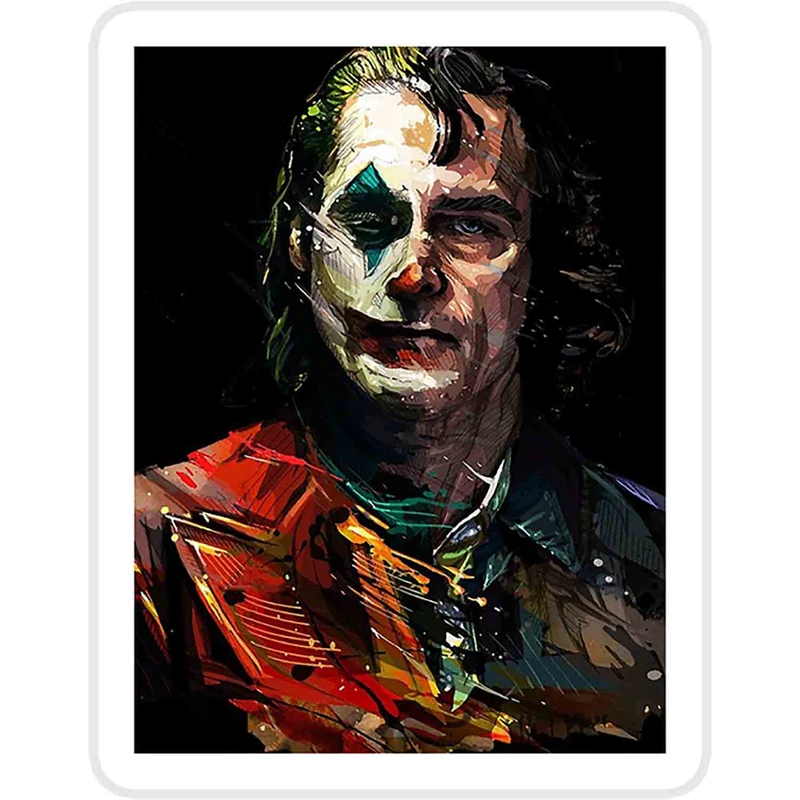 استیکر لپ تاپ طرح The Joker Joaquin Phoenix 09 کد ST1844