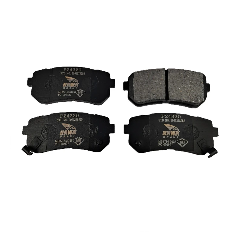 لنت ترمز عقب خودرو هاک بریک مدل P24320 دو جفت مناسب برای کیا سراتو، هیوندای سوناتا YF