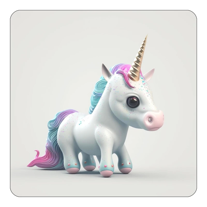 مگنت کاکتی طرح اسب تک شاخ و یونیکورن مدل mp32230