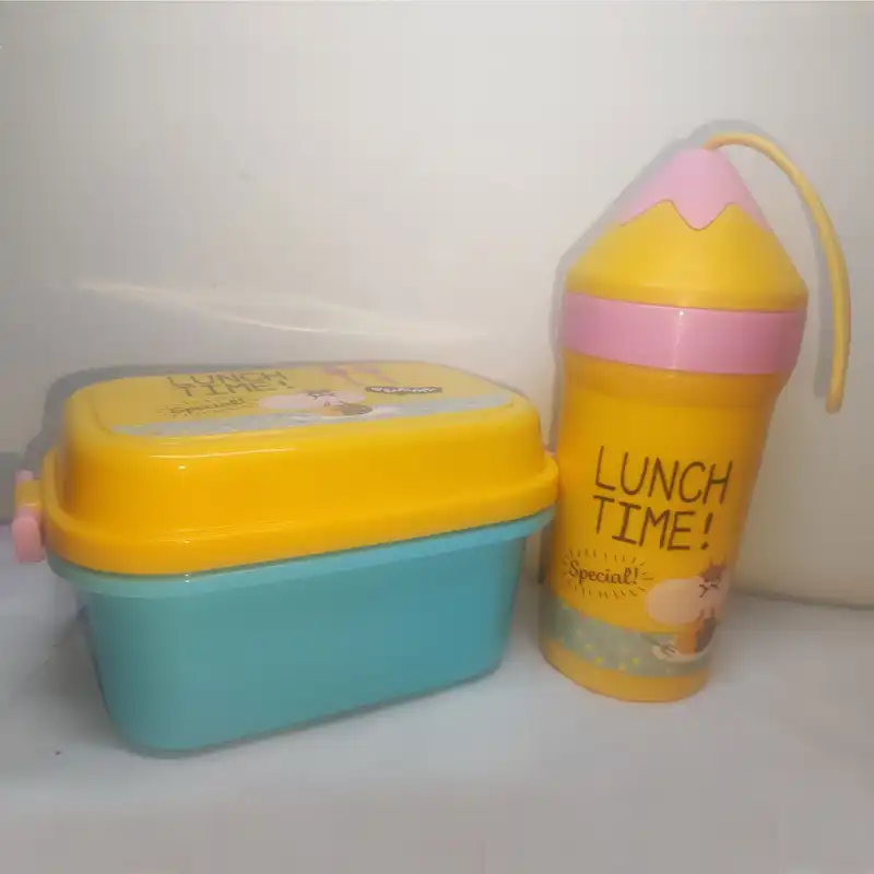 ظرف غذای کودک کد 002 به همراه قمقمه
