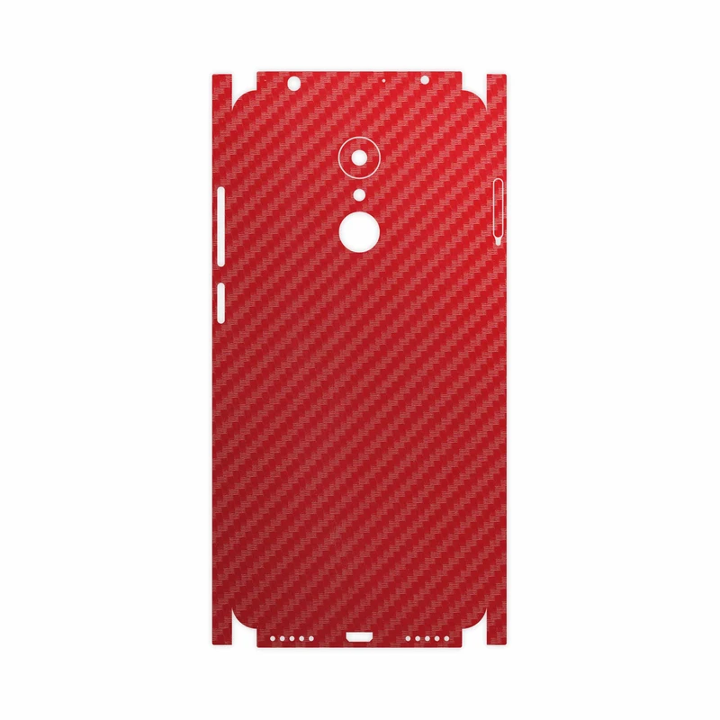 برچسب پوششی ماهوت مدل Red-Fiber-FullSkin مناسب برای گوشی موبایل شیائومی REDMI 5