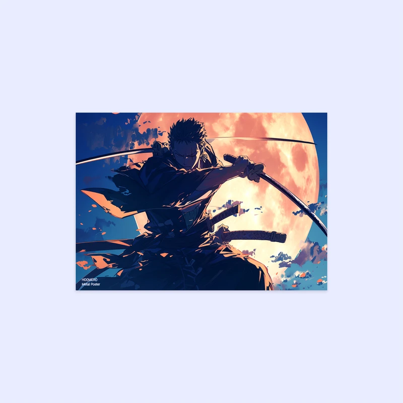پوستر هومرو مدل فلزی طرح انیمه وان پیس کد PS1353