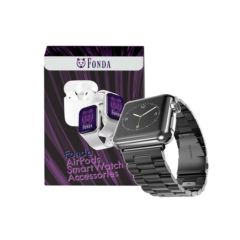 بند فوندا مدل 3bead_1 مناسب برای اپل واچ 45 میلی متری