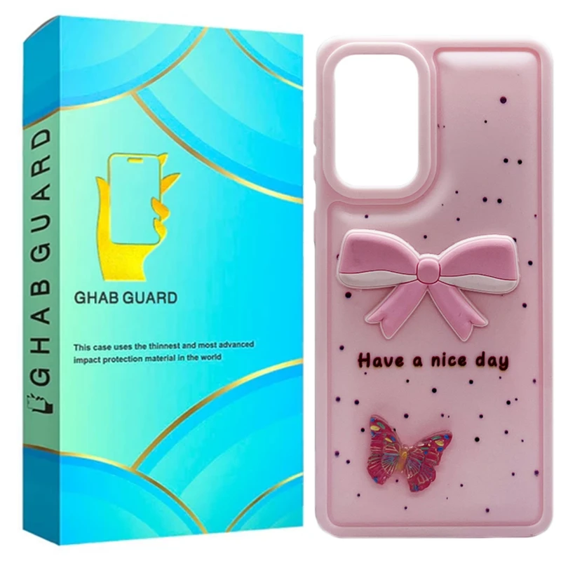 کاور قاب گارد مدل فانتزی دخترانه طرح پروانه مناسب برای گوشی موبایل سامسونگ Galaxy A03s