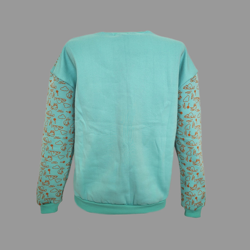 سویشرت آستین بلند زنانه مدل لش کرکی 03