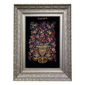  تابلو فرش دستبافت طرح گلدونی کد 8521840