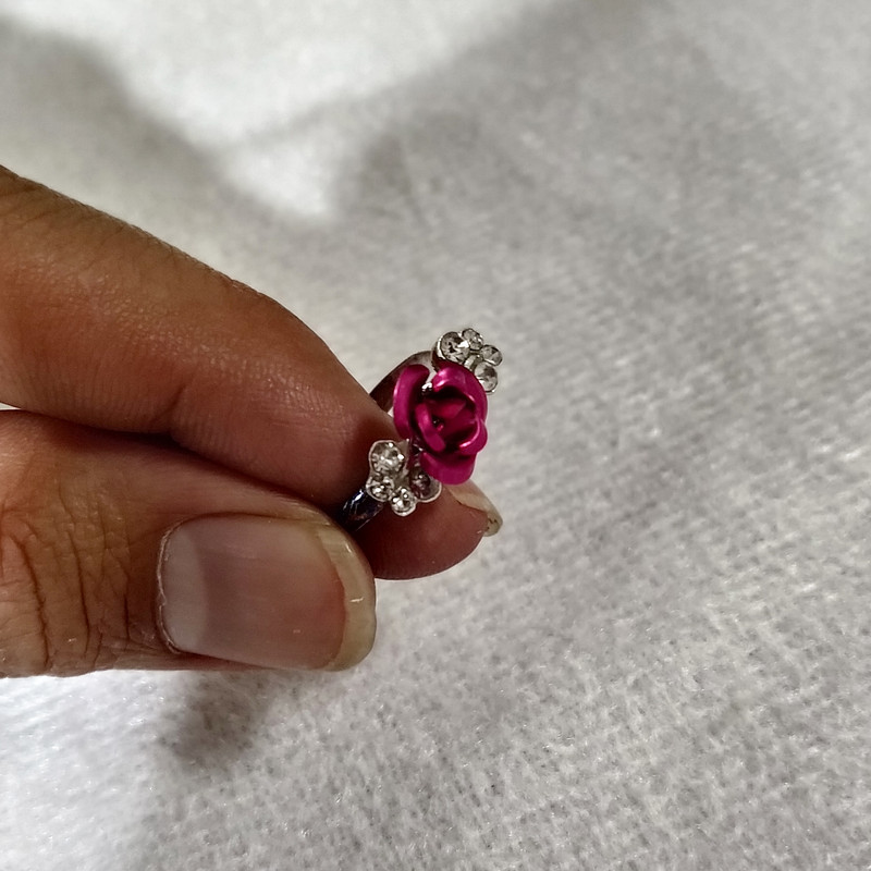 انگشتر دخترانه سلین کالا طرح گل رز مدل ce-ando20 انگشتر دخترانه سلین کالا طرح گل رز مدل ce-ando20