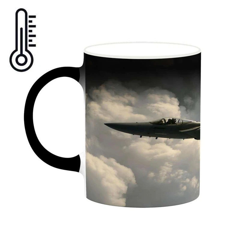 ماگ حرارتی کاکتی مدل هواپیمای جنگنده کد mgh20395