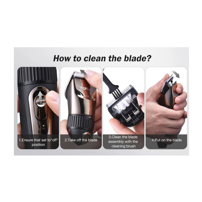 عکس شماره 8 : ست ماشین اصلاح موی صورت و بدن شارژی توفولز مدل g-9932