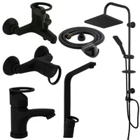 ست شیرآلات فراست پویا مدل تیدا فلت M1 مجموعه 6 عددی