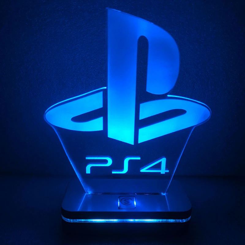  چراغ خواب سان لیزر طرح پی اس فور PS4 مدل هفت رنگ