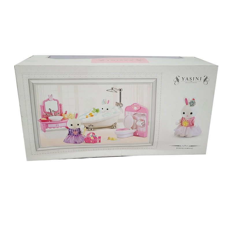 اسباب بازی طرح خانه عروسکی مدل خرگوش و لوازم خانه کد 976776