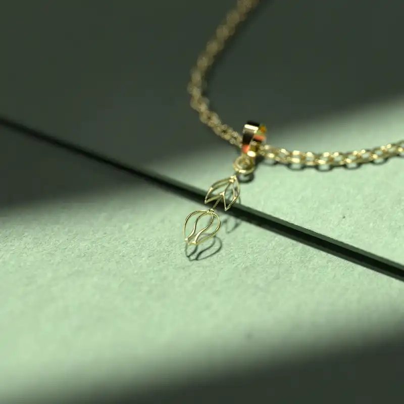 گردنبند طلا 18 عیار زنانه مدوپد مدل گوزن کد CA10287