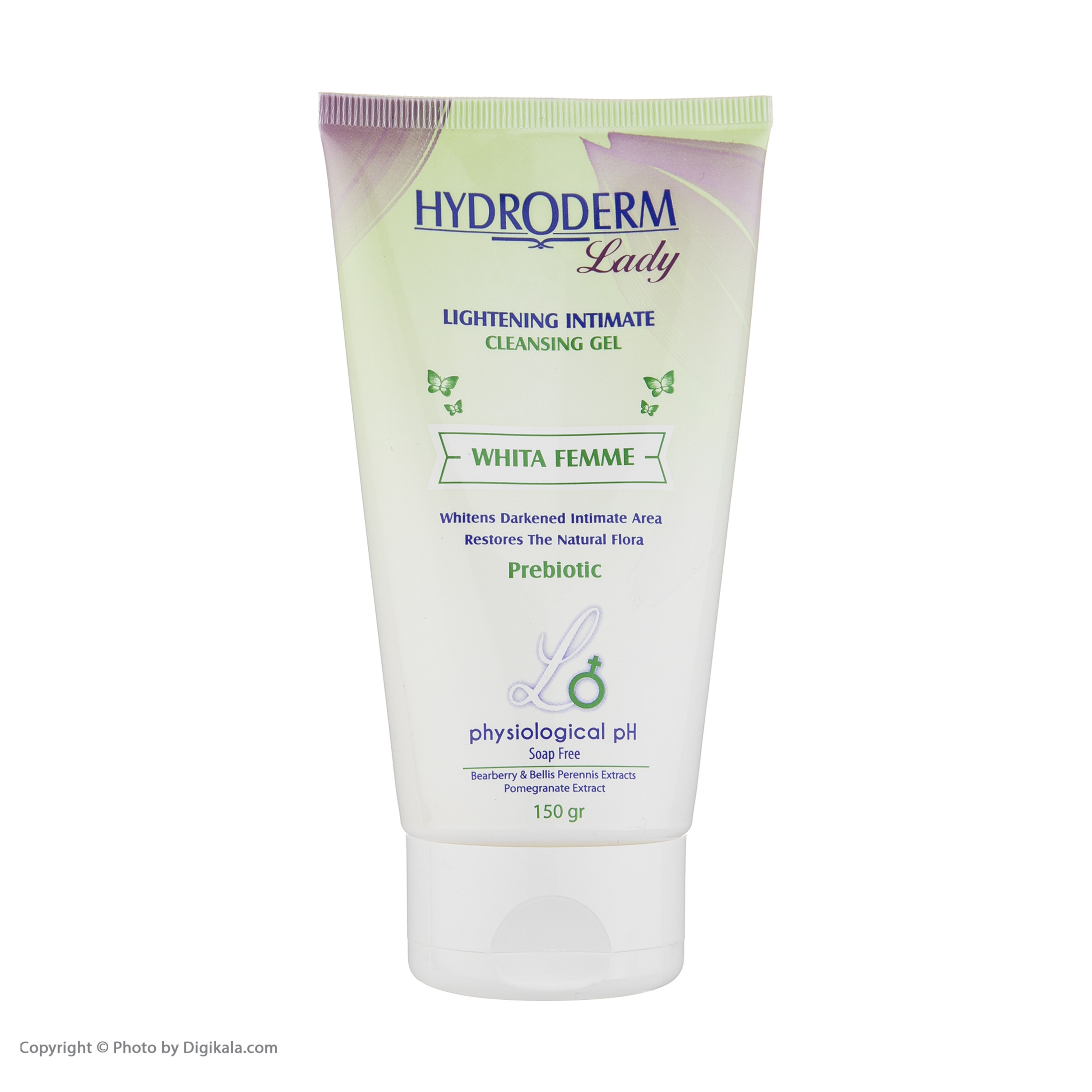 ژل بهداشتی بانوان هیدرودرم سری Whitening Action وزن 150 گرم