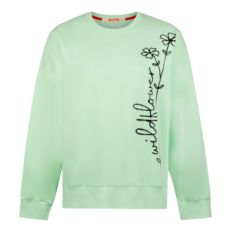 سویشرت زنانه مادر مدل هانا رنگ سبز