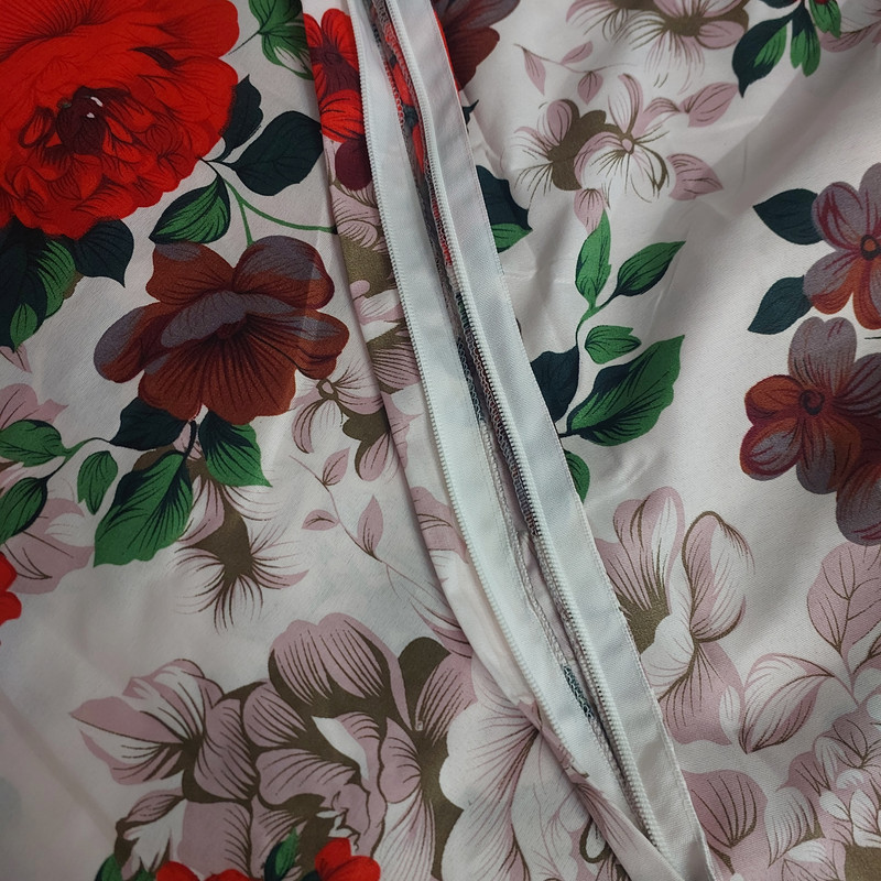 روکش لحاف گلدار کد  niki160 یک نفره سایز ۱۶۰×۲۲۰ سانتی متر