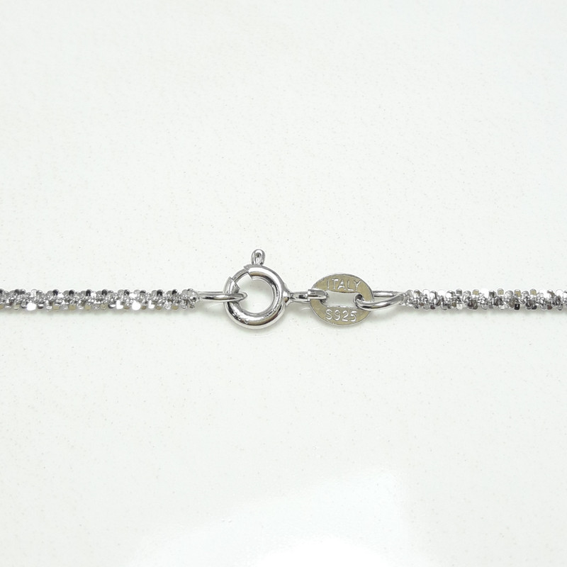 زنجیر نقره زنانه مدل خاویاری  کد 7004