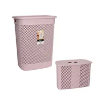 سبد رخت چرک لیمون مدل بافت&nbsp;کد HS2136&nbsp; مجموعه 2 عددی