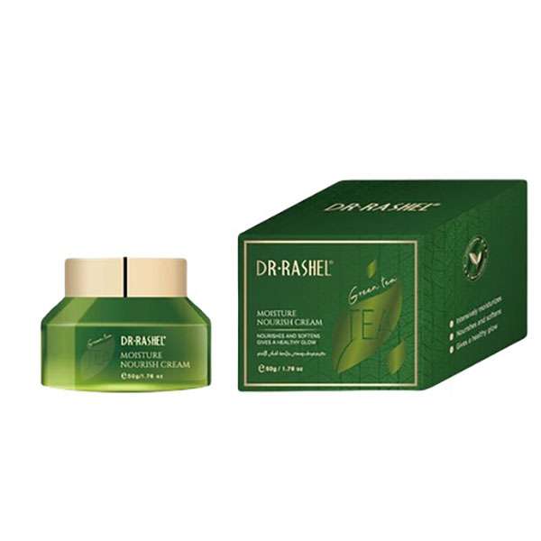 کرم مرطوب کننده دکتر راشل مدل چای سبز حجم 50 میلی لیتر کرم مرطوب کننده دکتر راشل مدل چای سبز حجم 50 میلی لیتر