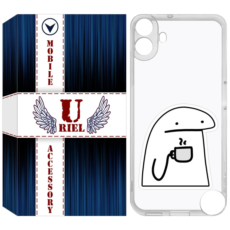 کاور یوریل مدل Clear کد 79 طرح پوکرفیس مناسب برای گوشی موبایل ناتینگ فون Nothing CMF Phone 1