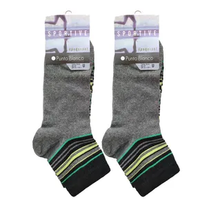 جوراب مردانه پونتو بلانکو مدل کتان اسپرتیو 582-00-74711 بسته دو عددی