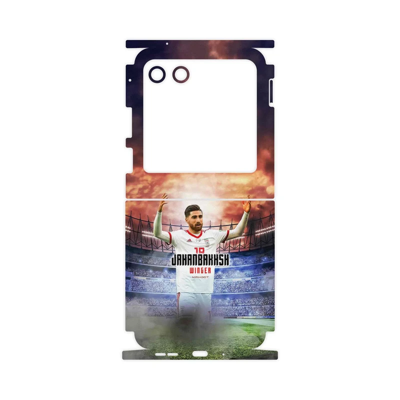 برچسب پوششی ماهوت مدل Alireza Jahanbakhsh-FullSkin مناسب برای گوشی موبایل موتورولا Razr 40 Ultra