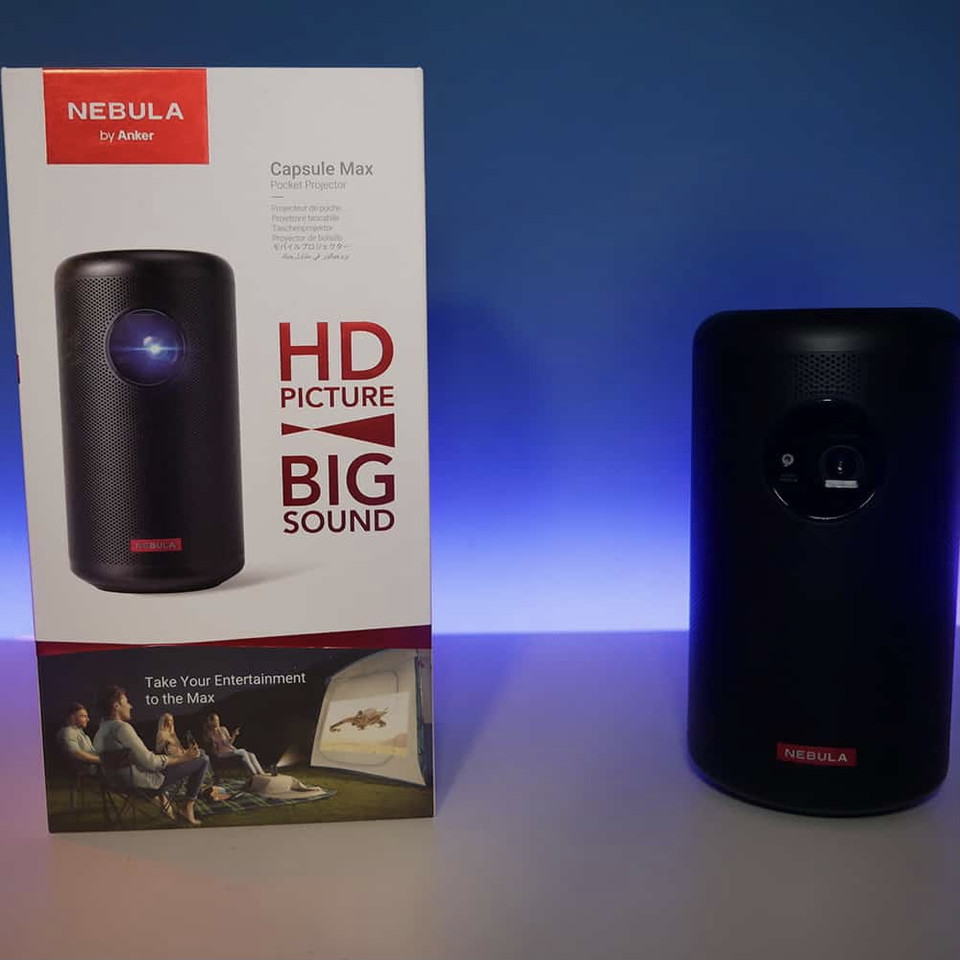 ویدئوپروژکتور قابل حمل انکر مدل Nebula Capsule Max ویدئوپروژکتور قابل حمل انکر مدل Nebula Capsule Max