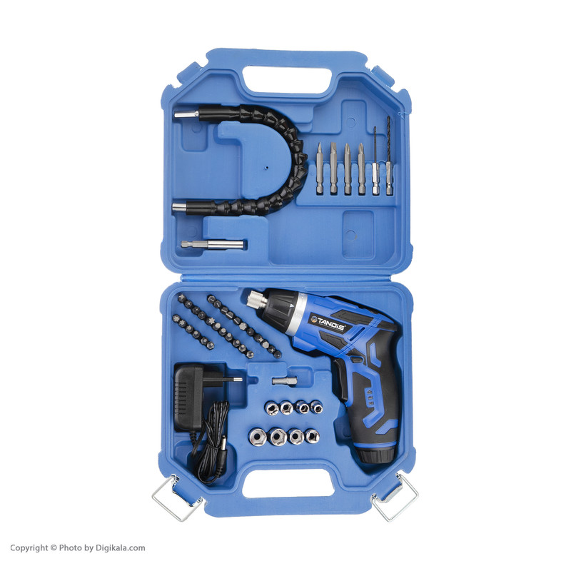 مجموعه 46 عددی پیچ گوشتی شارژی تندیس مدل TT-2206