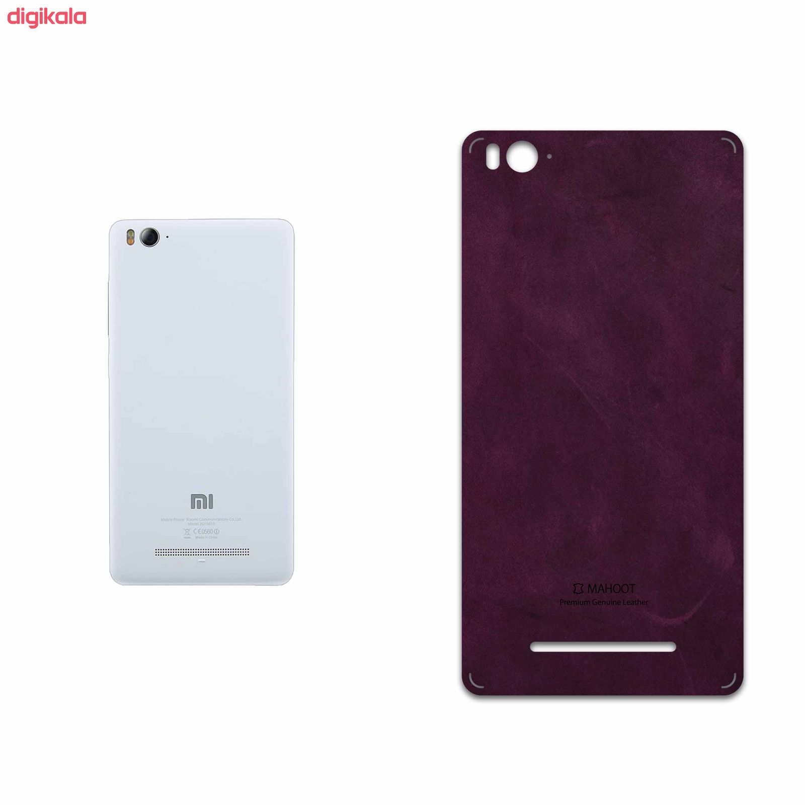 برچسب پوششی ماهوت مدل Red Violet Buffalo Leather مناسب برای گوشی موبایل شیائومی Mi 4c main 1 1