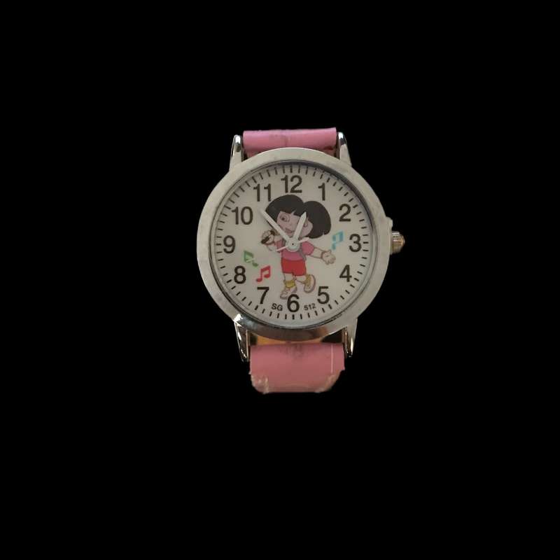 ساعت مچی عقربه ای دخترانه مدل دورا W-194 ساعت مچی عقربه ای دخترانه مدل دورا W-194