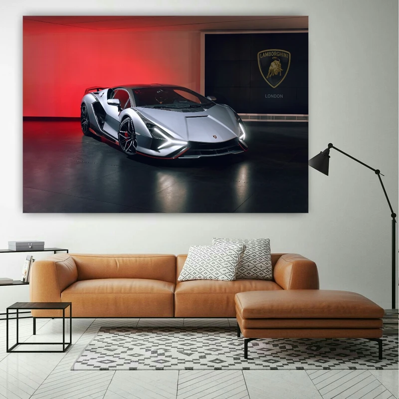  پوستر دیواری طرح ماشین لوکس مدل P1638