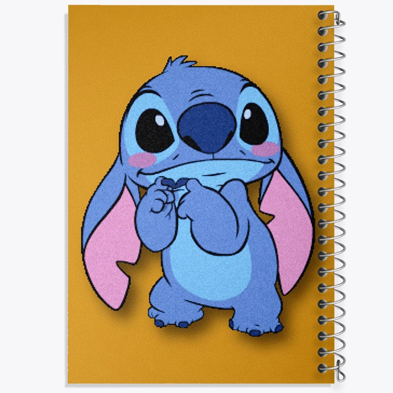 دفتر ژورنال نویسی 50 برگ خندالو مدل نقطه ای طرح استیچ (Stitch) کد 37180