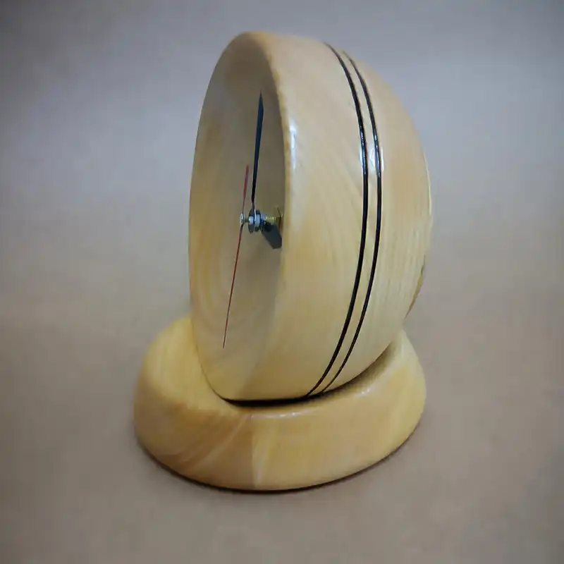 ساعت رومیزی چوبی مدل مایا