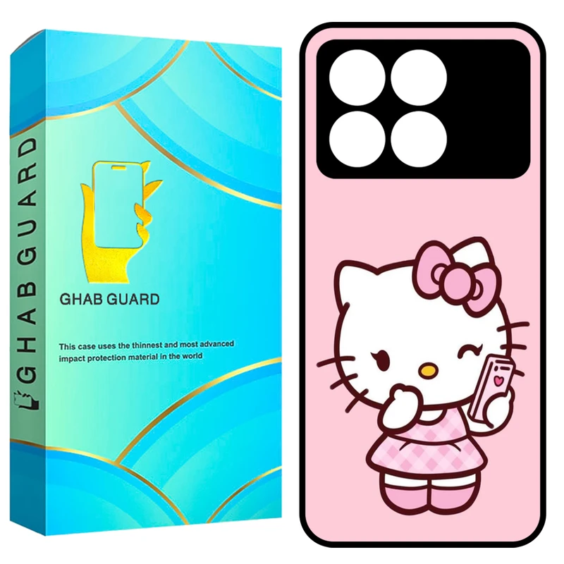 کاور قاب گارد طرح کیتی مدل GK7020 مناسب برای گوشی موبایل شیائومی Poco F6 Pro 5G / Redmi K70 Pro 5G