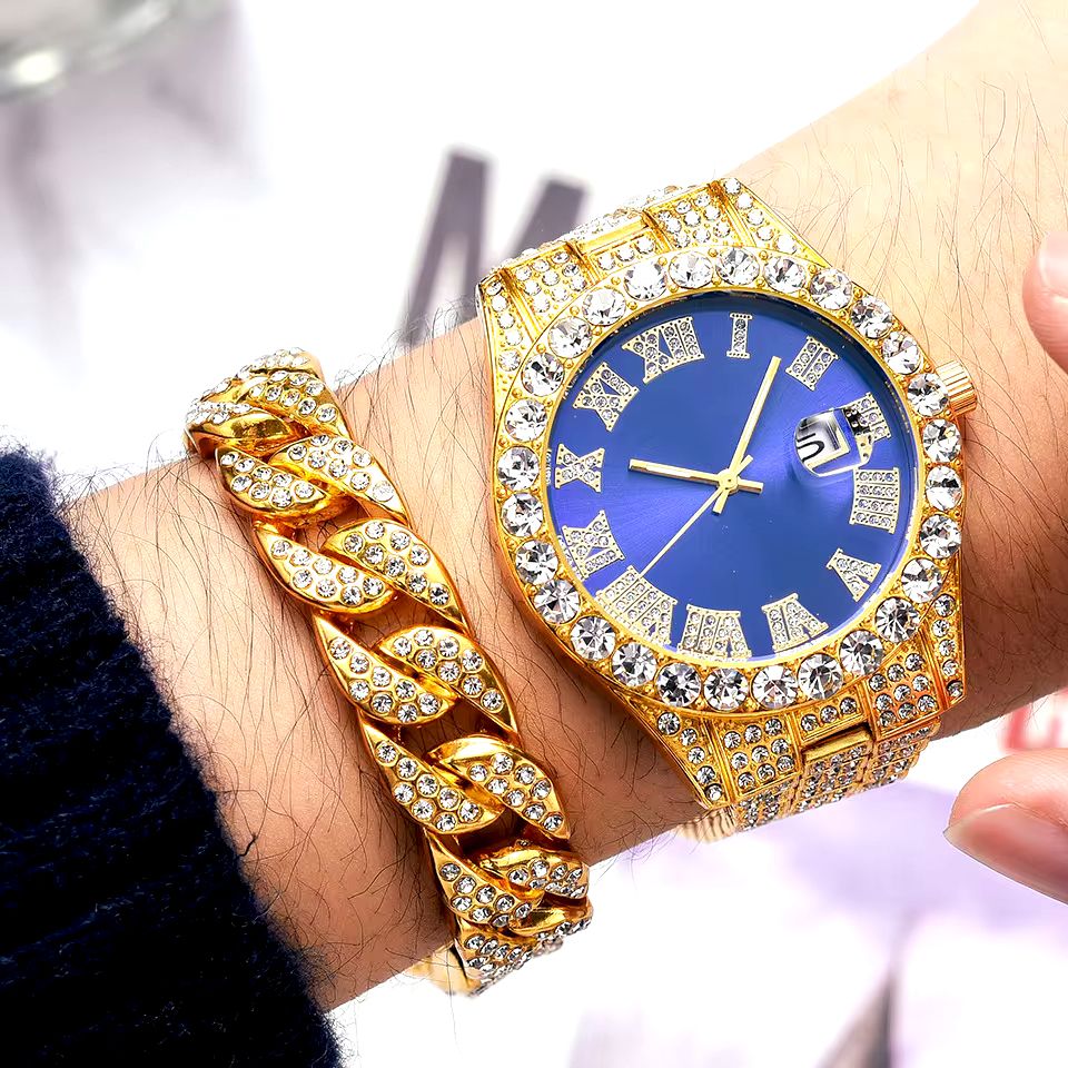 ساعت مچی عقربهای مردانه مدل فول نگین دیتی جاست کد TA1 - - 4