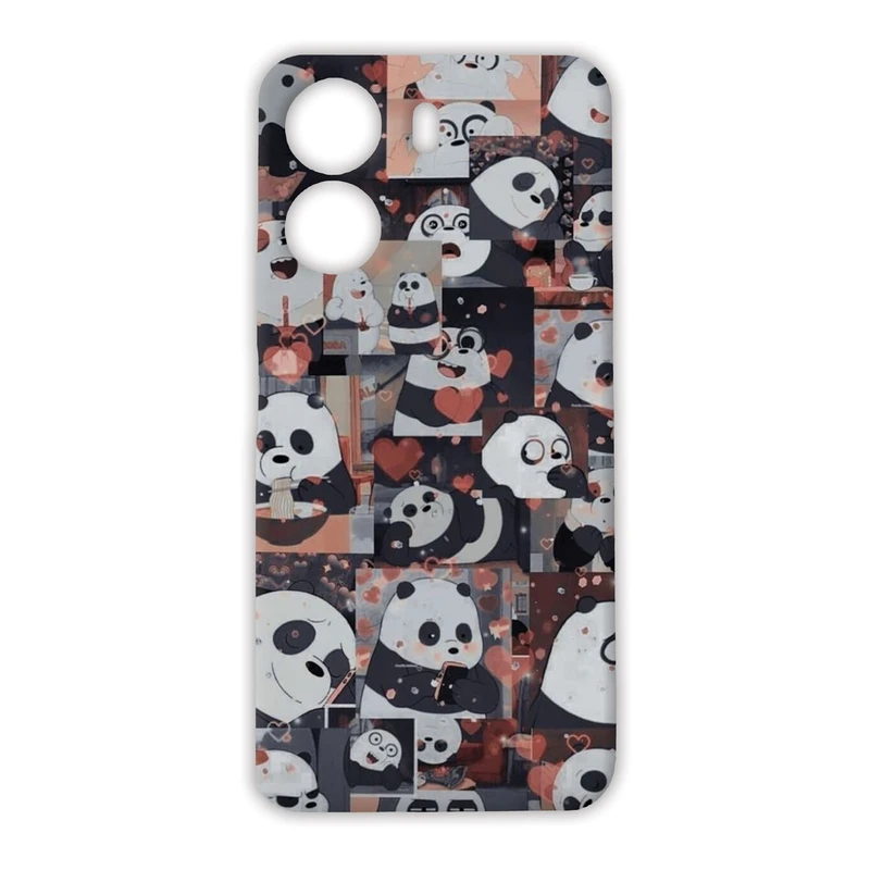 کاور مدل پاندا کد 162 مناسب برای گوشی موبایل شیائومی Redmi 13C / Poco C65