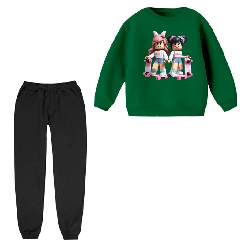 ست سویشرت و شلوار راحتی بچگانه مدل روبلاکس کد 5 