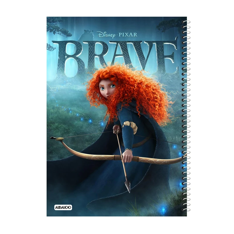 دفتر نقاشی 50 برگ آلبالو طرح انیمیشن دلیر کد 2181