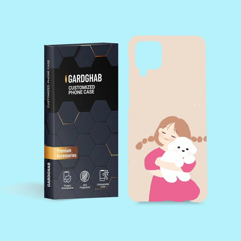 کاور گارد قاب مدل دخترانه مناسب برای گوشی موبایل سامسونگ Galaxy A12