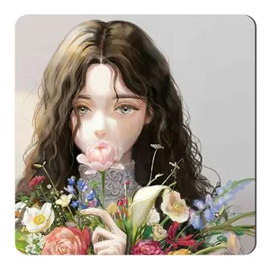	 مگنت طرح دختر و گلها کد wmg2540